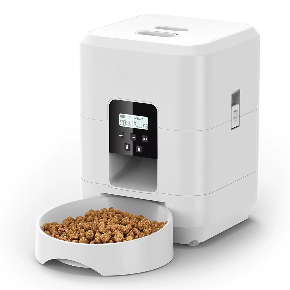 3.5L Automatic Pet Feeder Wifi APP Smart Timed Dosing Feeder Cat Dog Food Dispenser 2L Auto Drink Fountain Water Feeder Cat Bowl
