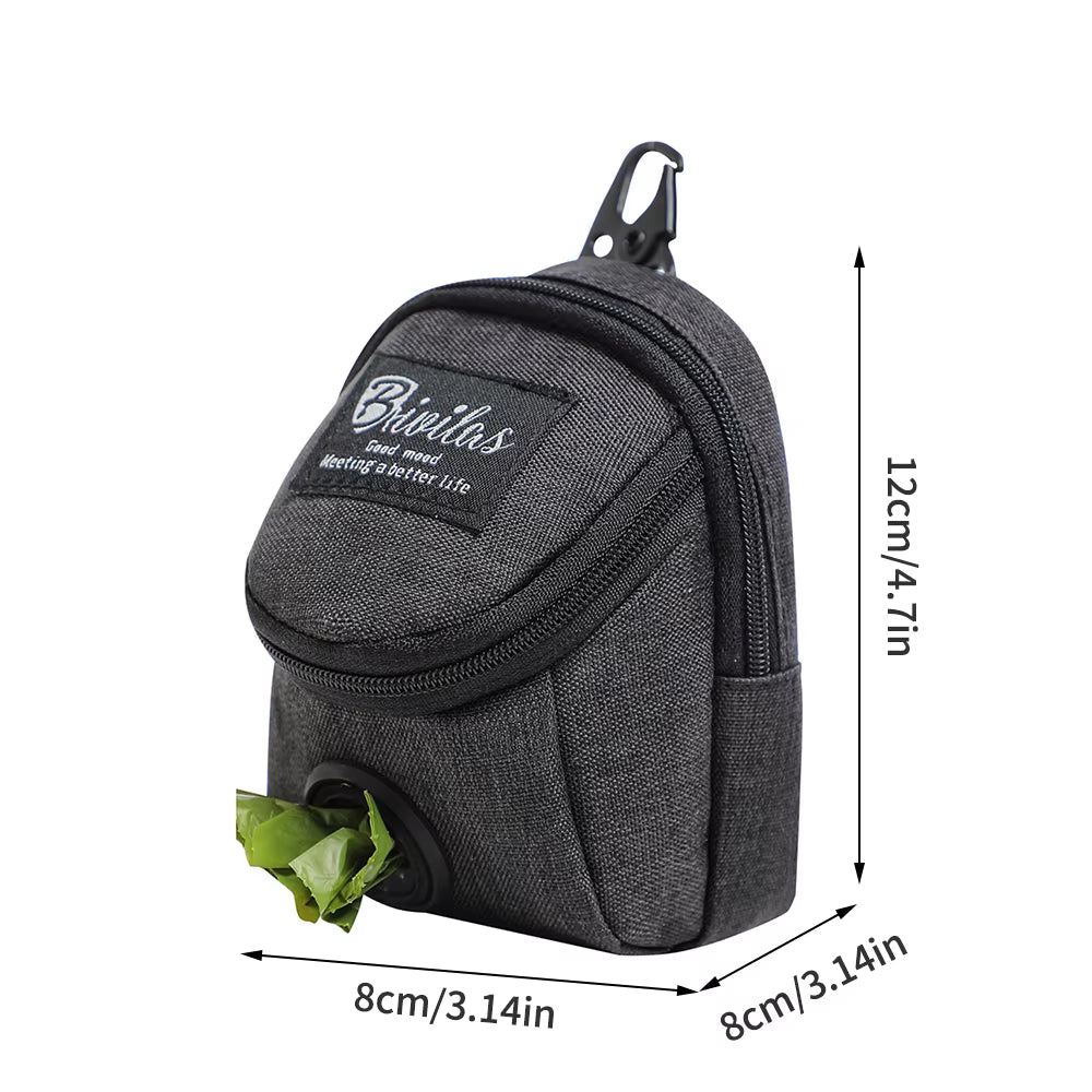 1PC Pet Multi Functional Dog Walking Bag Portable Training Bag Outdoor Outing Garbage Bag Storage Bag Snack Bag