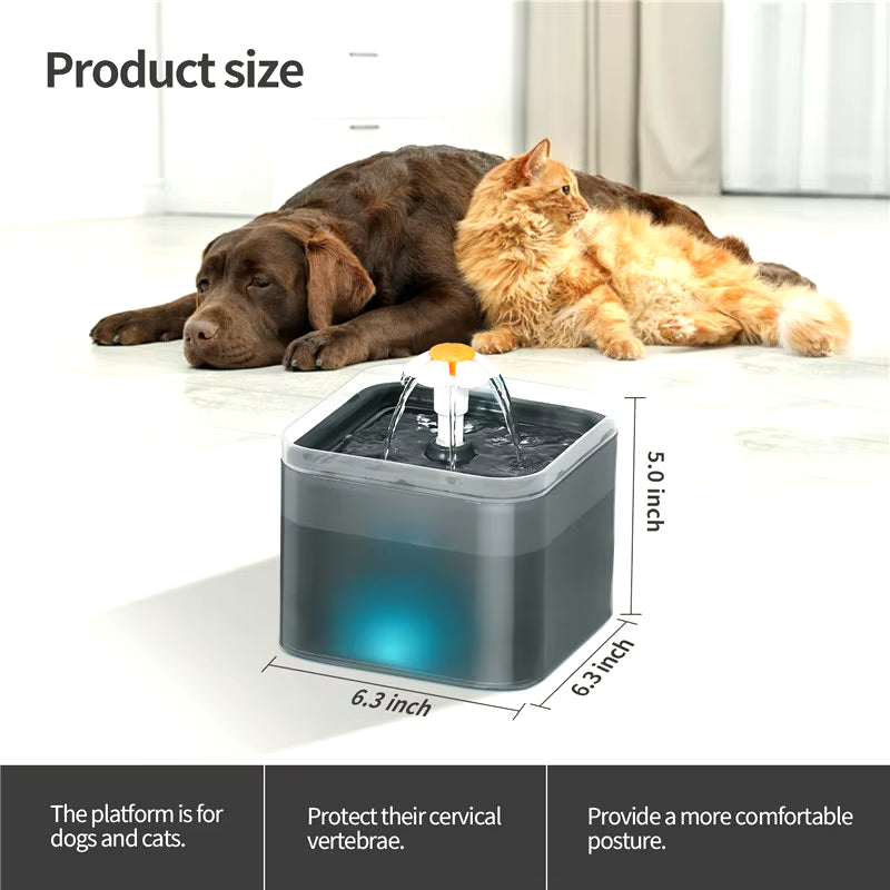3.5L Automatic Pet Feeder Wifi APP Smart Timed Dosing Feeder Cat Dog Food Dispenser 2L Auto Drink Fountain Water Feeder Cat Bowl