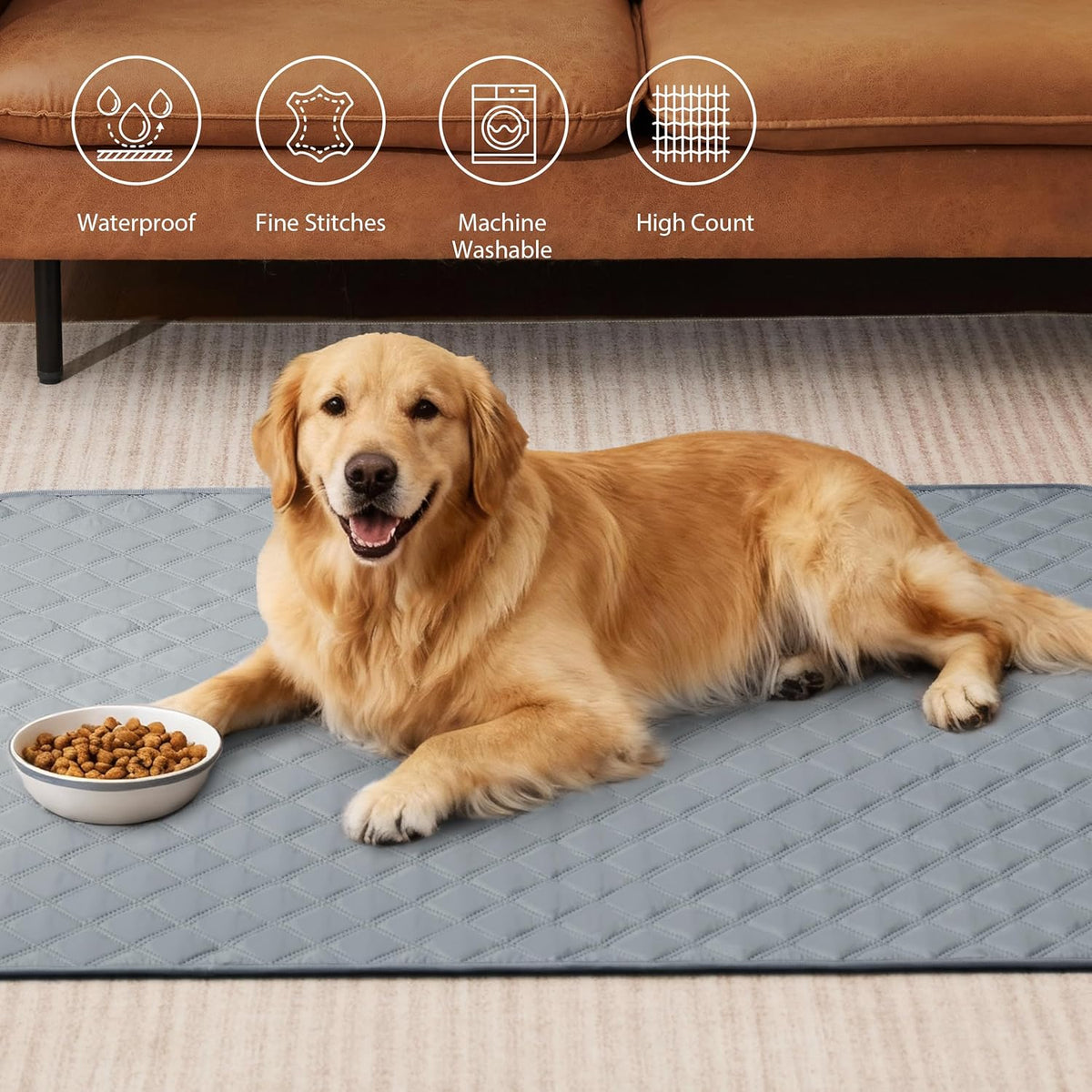 Reusable Washable Pee Pads for Dogs Large/Extra Large 36'' X 41'' 2 Pack, Absorbent Pet Puppy Dog Training Pads Non-Slip, Waterproof Whelping Potty Pads for Dogs Leak-Proof