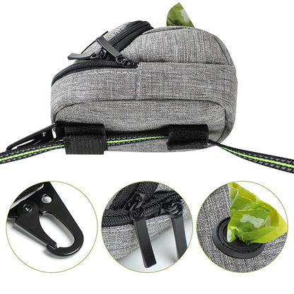 1PC Pet Multi Functional Dog Walking Bag Portable Training Bag Outdoor Outing Garbage Bag Storage Bag Snack Bag