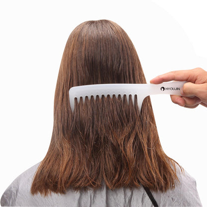 Large Wide Tooth Comb Detangling for Curly,Wet,Dry Hair,White