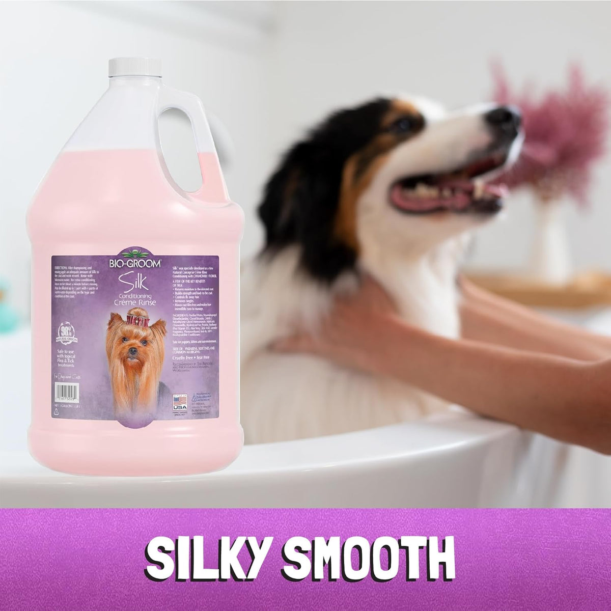 Silk Creme Rinse Dog Hair Conditioner, 5 Gallons